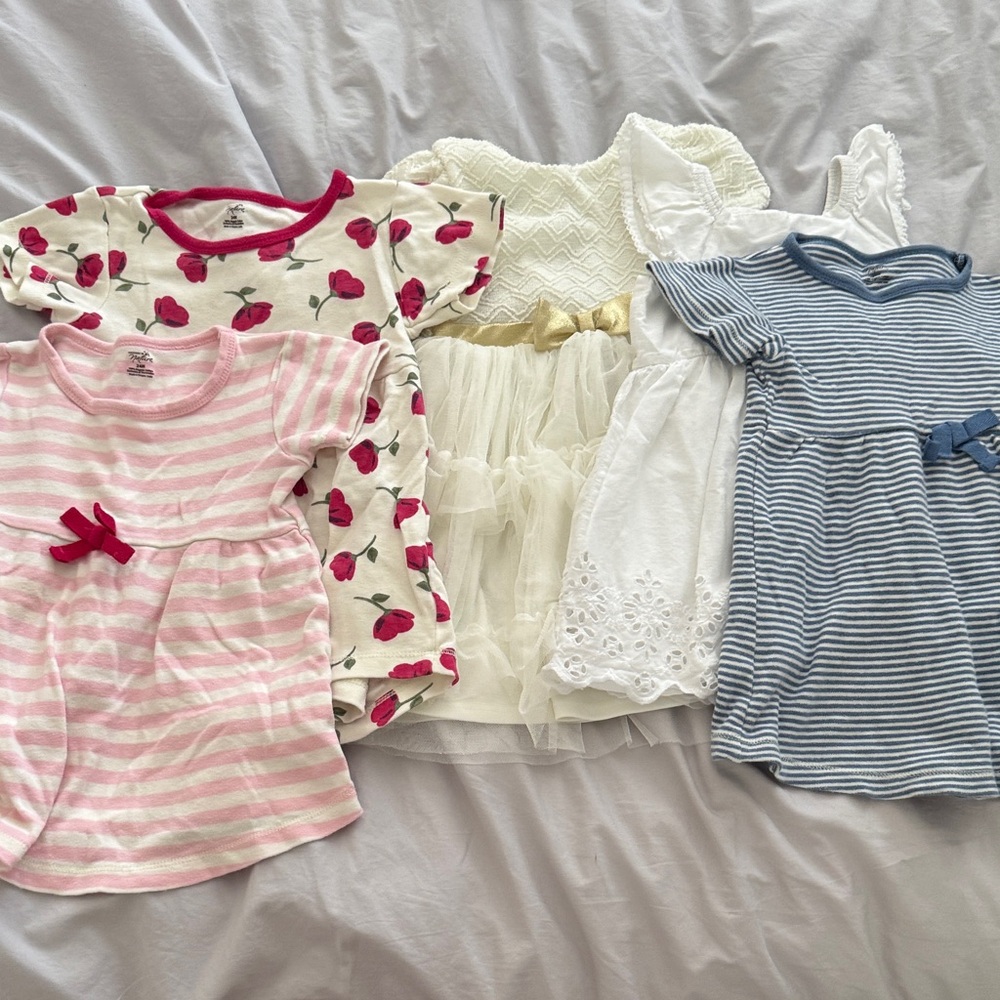 18-24 month old girls dresses bundle of 5